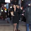 Demi Moore is Spotted Arriving to The Stephen Colbert Show in New York City