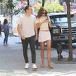 *EXCLUSIVE* Katie Holmes' ex-boyfriend Emilio Vitolo Jr. enjoys a stroll with a mystery woman that resembles Katie!