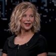 Meg Ryan returns to Hollywood after an eight year break as she appears alongside David Duchovny to promote their new R-rated rom-com What Happens Later on Jimmy Kimmel Live!