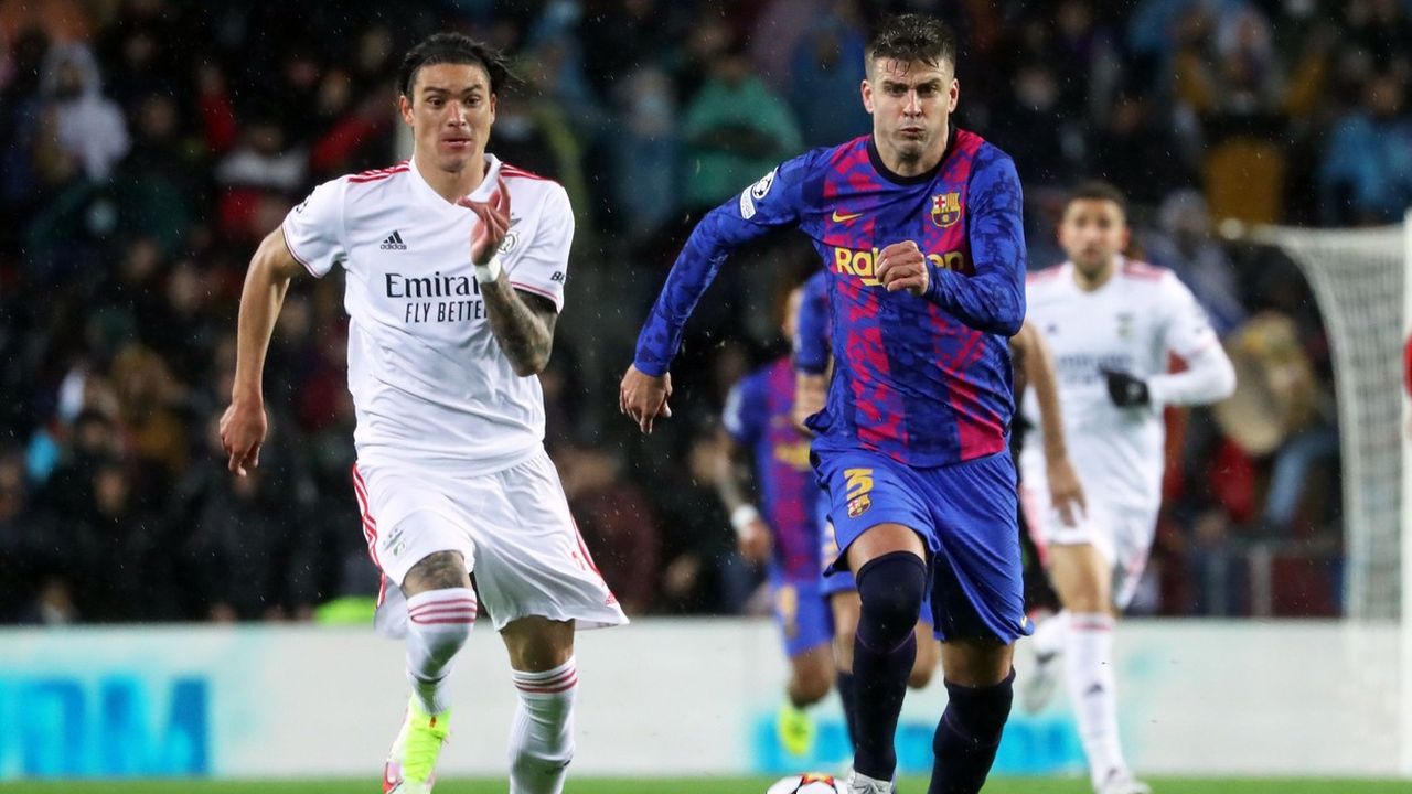 FC Barcelona vs SL Benfica - UEFA Champions League, Spain - 23 Nov 2021