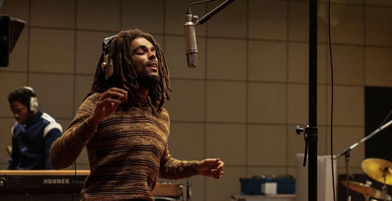 USA. Kingsley Ben-Adir in (C)Paramount Pictures new film : Bob Marley: One Love (2024). Plot: A look at the life of legendary reggae musician Bob Marley. Ref: LMK106-J10543-160224Supplied by LMKMEDIA. Editorial Only.Landmark Media is not the copyright