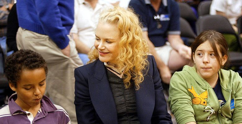 Nicole Kidman cu Connor și Bella Cruise