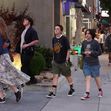 *EXCLUSIVE* Ben Affleck and Daughters have a Ramen Dinner with Friends in LA