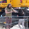 EXCLUSIVE: Jason Momoa is Pictured Practicing His Dance Moves Before  Filming a Green Screen Scene for 'Slumberland' in Toronto, Canada.