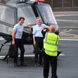 *EXCLUSIVE* Top Gun star Tom Cruise spotted flying his chopper up the Thames