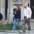 Natalie Portman And Tanguy Destable Take A Beautiful Stroll In Paris - 30 Sep 2025