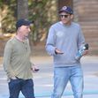 EXCLUSIVE: Ashton Kutcher looks downcast during a hike with a pal as divorce rumors swirl amid Diddy's sex trafficking case.