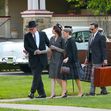 Anne Hathaway on the movie set of 'Mother's Instinct'
