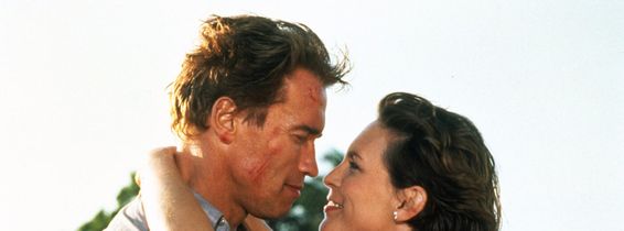 True Lies is a 1994 American action comedy thriller film written, directed and co-produced by James Cameron. It stars Arnold Schwarzenegger, Jamie Lee Curtis, Tom Arnold, Art Malik, Tia Carrere, Bill Paxton, Eliza Dushku, Grant Heslov and Charlton Heston.