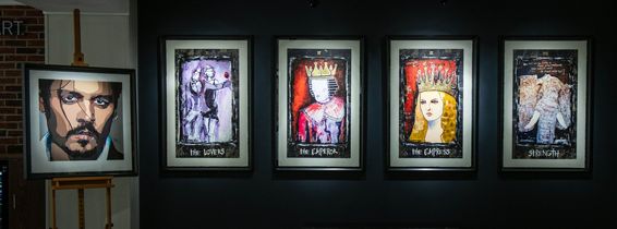 Johnny Depp artwork on sale