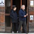 *EXCLUSIVE* WEB MUST CALL FOR PRICING  - 66-year-old American actor Mel Gibson pictured spending some quality time with his 32-year-old girlfriend Rosalind Ross and their child in Venice.
