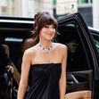 Dakota Johnson exudes elegance in a black Ferragamo dress at the Global Ambassadorship Celebration in NYC