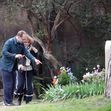 *PREMIUM-EXCLUSIVE* MUST CALL FOR PRICING BEFORE USAGE - 60-year-old English Actor Ralph Fiennes and fellow English Actress Francesca Annis are together again on a weekend trip in the eternal city of Rome. *PICTURES TAKEN ON THE 25/02/23*