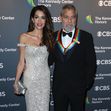 Amal, răvășitoare la brațul lui George Clooney, la un eveniment din Washington