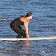 *EXCLUSIVE* Ocean lovers Adam Brody and Leighton Meester enjoy another 'Surf Date' in Malibu!