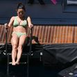 PREMIUM EXCLUSIVE: *NO WEB UNTIL 4PM EDT 14TH AUG* Demi Moore shows off her amazing curves in a daring green bikini proving she’s still sexy at 60