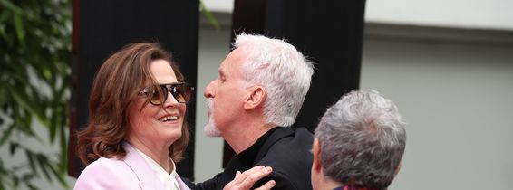 James Cameron and Jon Landau Hand and Foot Imprinting Ceremony, Hollywood Boulevard, Los Angeles, California, USA - 12 Jan 2023