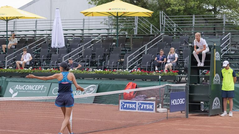(SP)HUNGARY BUDAPEST TENNIS WTA HUNGARIAN GRAND PRIX WOMEN'S SINGLES