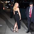 Scarlett Johansson exits The Late Show with Stephen Colbert in New York