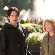 Julianne Moore și Sebastian Stan la filmările pentru Sharper