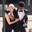 Anya Taylor-Joy is Spotted Busy at Work on the Streets of New York City