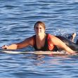 *EXCLUSIVE* Ocean lovers Adam Brody and Leighton Meester enjoy another 'Surf Date' in Malibu!