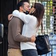 Katie Holmes and Emilio Vitolo are all smiles as they continue another steamy make-out session outside his restaurant in NYC