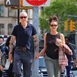 Daniel Day-Lewis and wife Rebecca Miller hold hands while on a romantic walk in New York City.