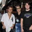 *EXCLUSIVE* Sharon Stone poses with sons Roan and Laird after lunch in Beverly Hills