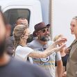 Charlize Theron and Uma Thurman shooting The Old Guard 2 in Rome