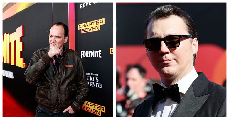 Quentin Tarantino și Paul Dano
