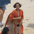 EXCLUSIVE: *NO DAILYMAIL ONLINE* â€�Bombshellâ€™ Ana De Armas Looks Glamorous As She Is Carried By Her Costars While Filming Scenes On A Gold Coast Beach In Australia For Her Role In Ron Howard's 'Survival Thriller' Film, "Edenâ€ť