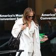 Jennifer Lopez Films 'Office Romance' In Hoboken