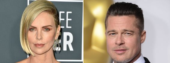 colaj cu Brad Pitt si Charlize Theron