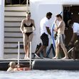 *PREMIUM-EXCLUSIVE* *MUST CALL FOR PRICING* South African–American actress Charlize Theron spotted on her Greek family holiday joined by a mystery man by her side at Paros Island.