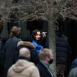 UK: Filming scenes for the Marvel title, Secret Invasion