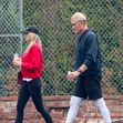 *EXCLUSIVE* Dolph Lundgren and wife Emma Krokdal seen in Beverly Hills after he is declared Cancer Free