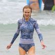 Nicole Kidman și soțul ei, Keith Urban, pe plajă/ Profimedia
