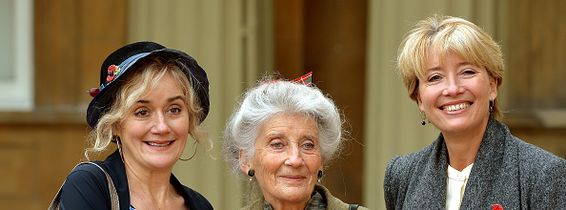Phyllida Law, alături de fiicele ei Sophie Thompson și Emma Thompson / Getty Images