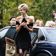 EXCLUSIVE: NO WEB BEFORE 10PM GMT 6TH NOV 2021 -- *PREMIUM EXCLUSIVE RATES APPLY* Elizabeth Debicki Wears The 'Revenge Dress' As Princess Diana In 'The Crown'