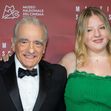 Torino, Italy. 7th October 2024. Film director Martin Scorsese (left) with daughter Francesca Scorsese (right) on red carpet during event in his honor at National Museum of Cinema Credit: Marco Destefanis/Alamy Live News