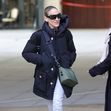 *EXCLUSIVE* The American Actress Sarah Jessica Parker goes incognito stepping out at the BBC Studios in London.
