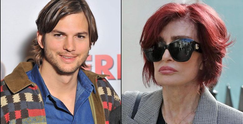 Ashton Kutcher și Sharon Osbourne/ Profimedia