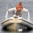 EXCLUSIVE: Kurt Russell and Goldie Hawn sighted on a speedboat in Greece