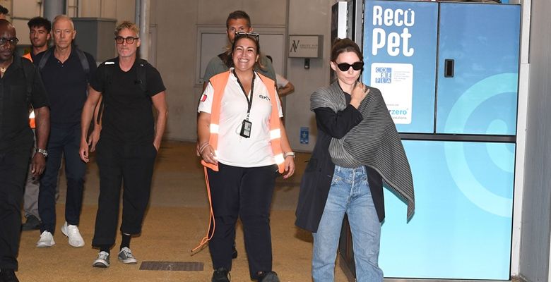 Joaquin Phoenix And Rooney Mara Arrive At The Airport Ahead Of The 81st Venice International Film Festival - 02 Sep 2024