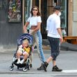EXCLUSIVE: Family Reunion! Actor Bradley Cooper Gives Irina Shayk An Intimate Hug As Their Daughter Lea De Seine Cooper Looks On In West Village In New York City