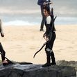 Jennifer Lawrence la filmările 'The Hunger Games Catching Fire'/ Profimedia