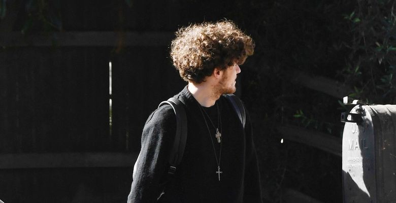 Diane Keaton's Son Duke is Spotted Exiting Her Home in Los Angeles