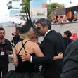 Lady Gaga și Michael Polansky pe covorul roșu la premiera filmului „Joker Folie Ă Deux”/ Profimedia