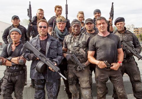 THE EXPENDABLES 3 ,   Sylvester Stallone și Arnold Schwarzenegger
